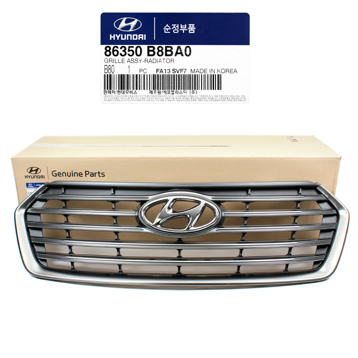 GENUINE Radiator Grille for 2017-2019 Hyundai Santa Fe XL 86350B8BA0