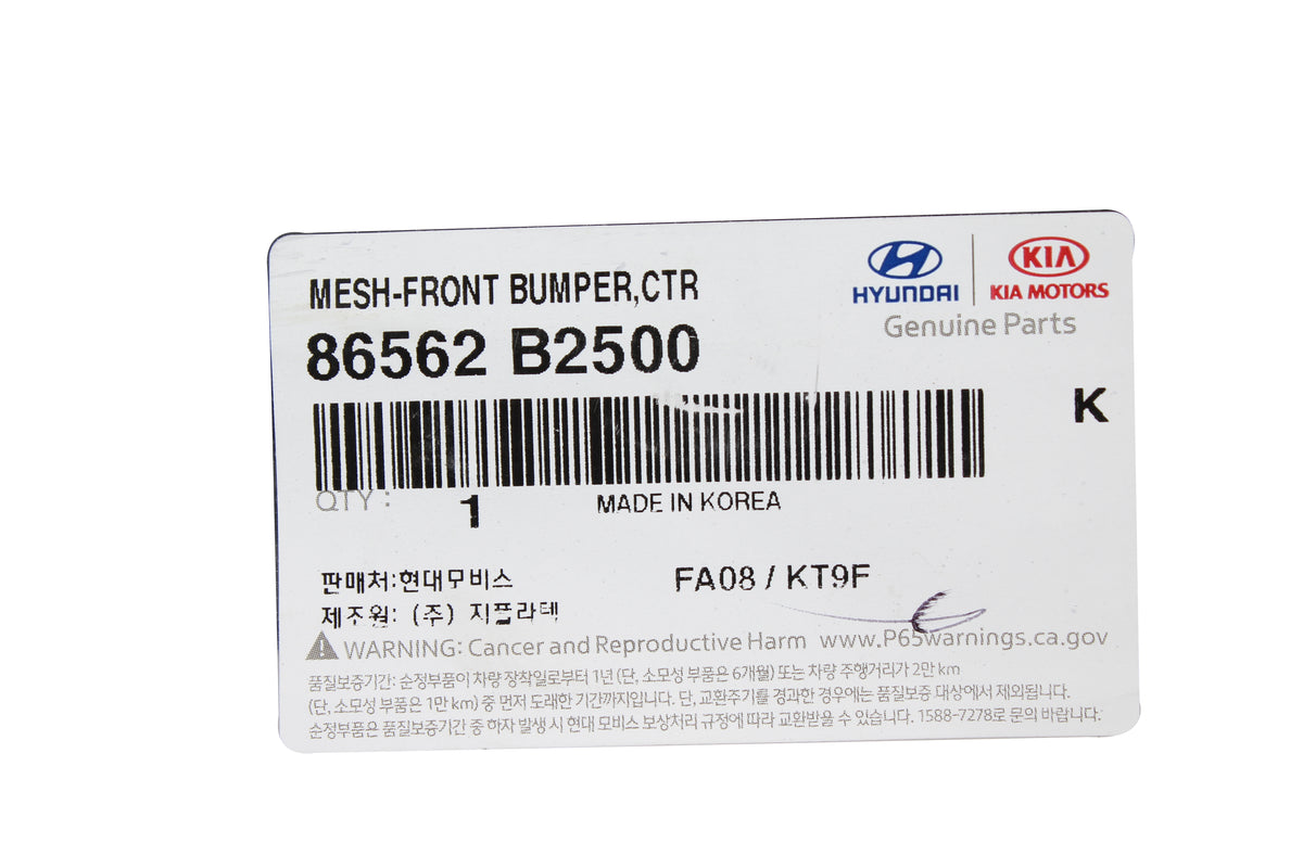 GENUINE Grille Front Bumper Upper &amp; Lower for 2017-2019 Kia Soul 86561B2500