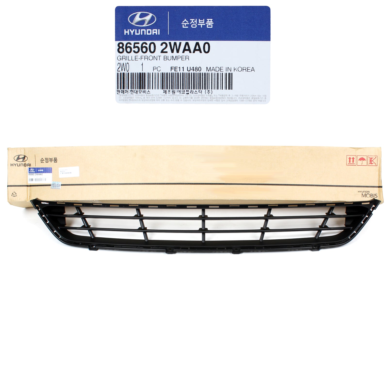 GENUINE FRONT Bumper Grille for 2016-2020 Hyundai Santa Fe 865602WAA0
