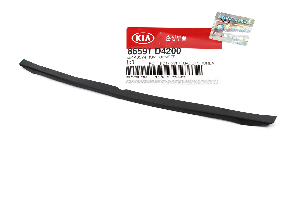 GENUINE Front Bumper Lower Deflector for 16-18 Kia Optima SX SXL 86591D4200
