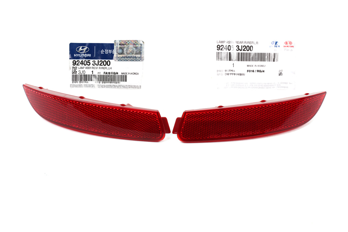 GENUINE Rear Bumper Reflector LEFT &amp; RIGHT for 07-12 Hyundai Veracruz 924053J200