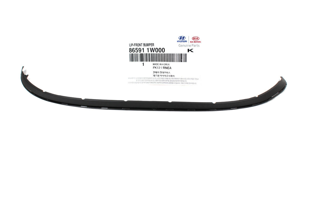 GENUINE Front Bumper Lip Spoiler Deflector for 12-13 Kia Rio Sedan 865911W000