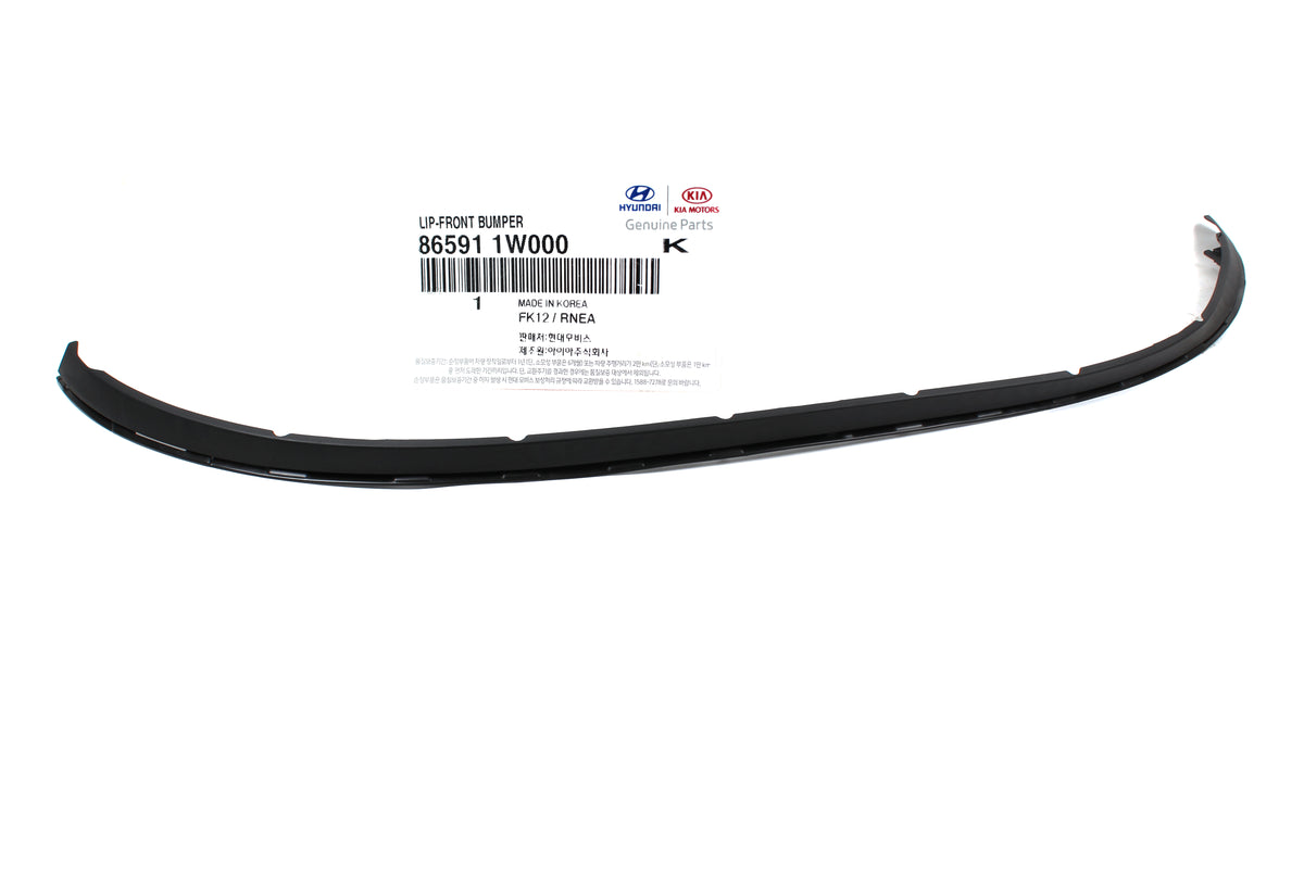 GENUINE Front Bumper Lip Spoiler Deflector for 12-13 Kia Rio Sedan 865911W000