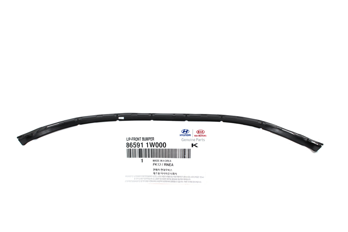 GENUINE Front Bumper Lip Spoiler Deflector for 12-13 Kia Rio Sedan 865911W000