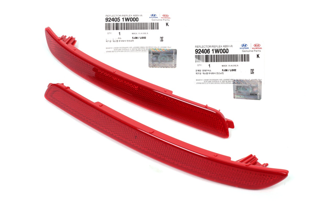 GENUINE Rear Bumper Reflector LEFT &amp; RIGHT for 2012-2015 Kia Rio Sedan