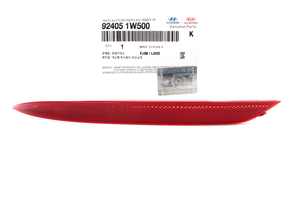 Fits 16-17 Kia Rio Sedan 924051W500GENUINE Rear Bumper Reflector LEFT DRIVER