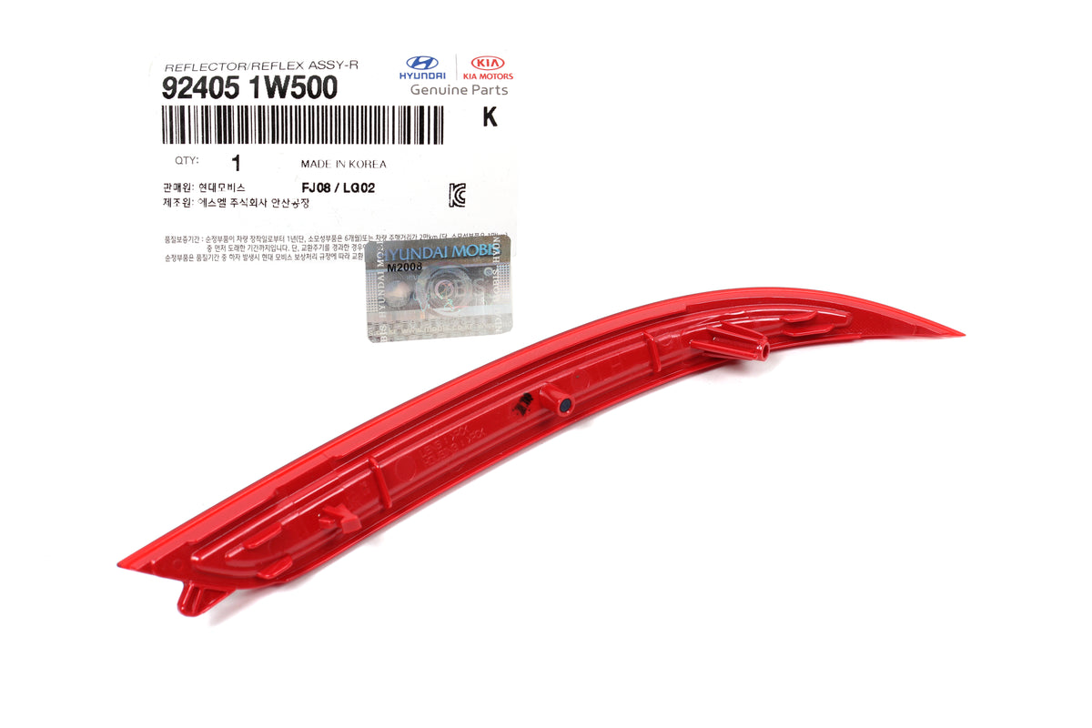 Fits 16-17 Kia Rio Sedan 924051W500GENUINE Rear Bumper Reflector LEFT DRIVER