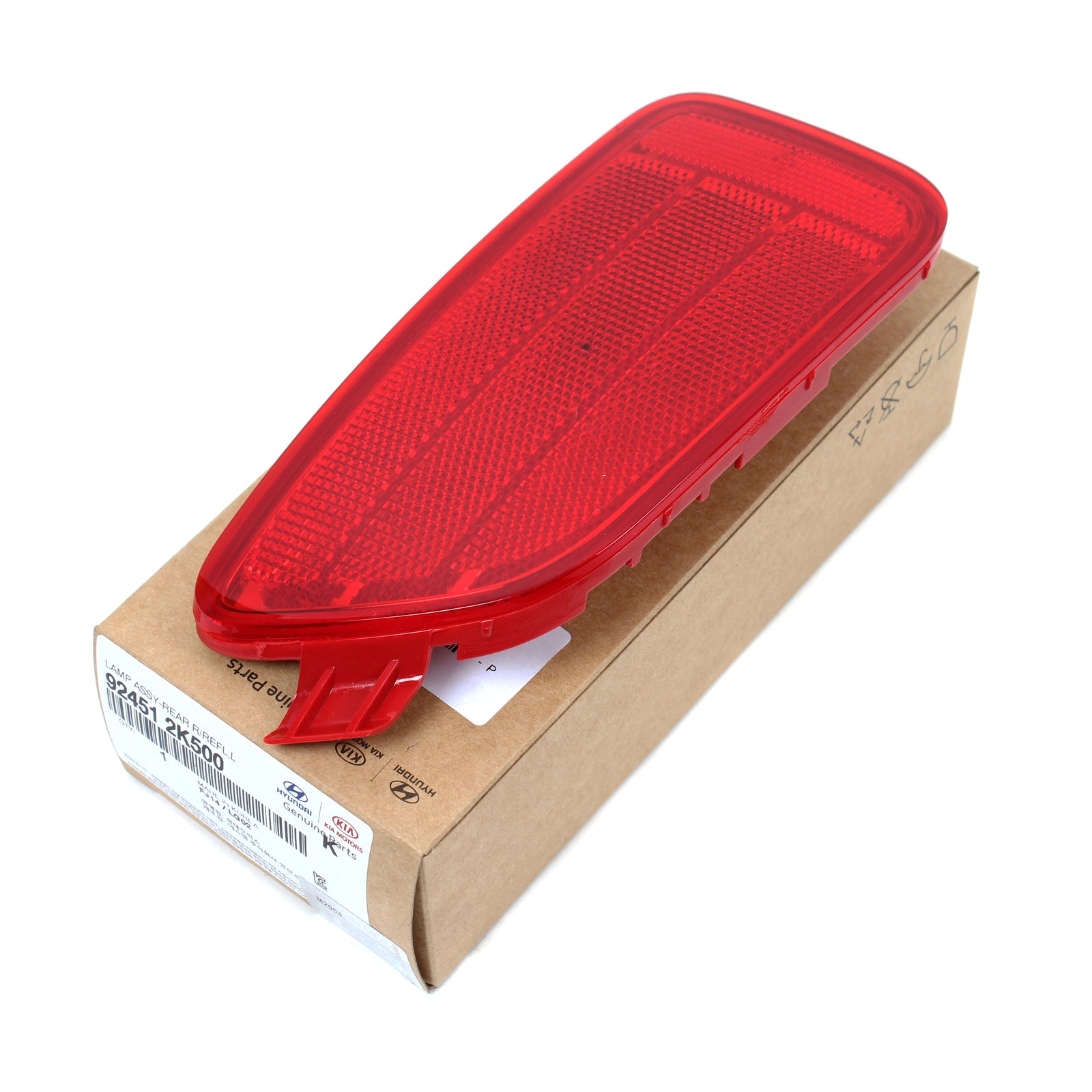 OEM Rear Reflector Light lamp LEFT DRIVER for 2012-13 Kia Soul 924512K500