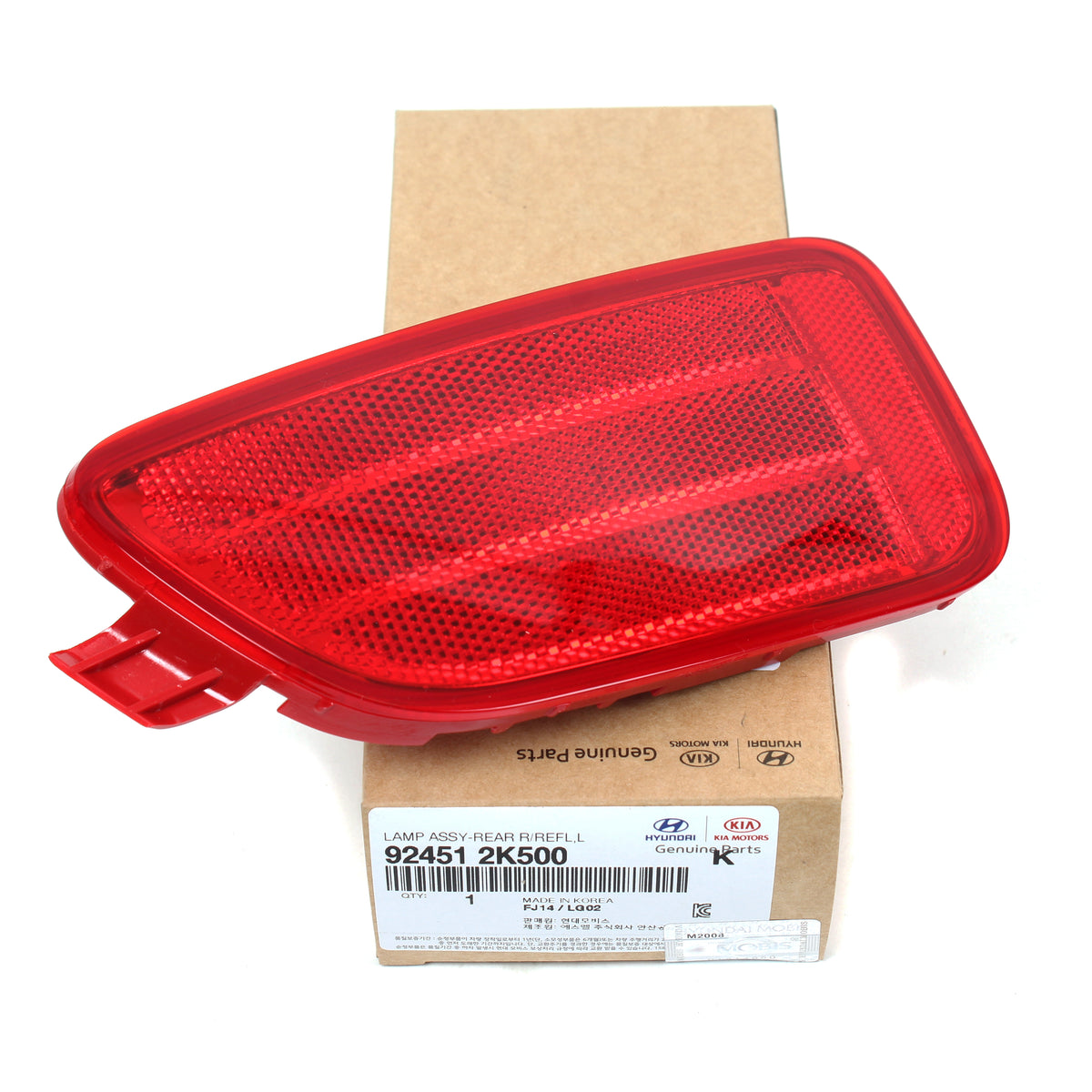 OEM Rear Reflector Light lamp LEFT DRIVER for 2012-13 Kia Soul 924512K500