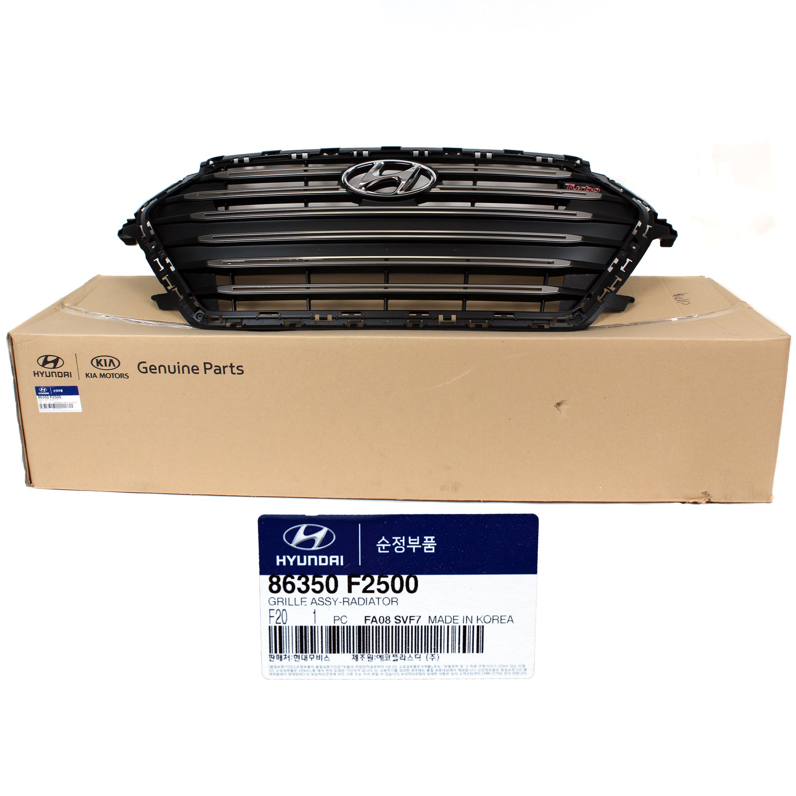 GENUINE Radiator Grille W/O Molding for 17-18 Hyundai Elantra 1.6L 86350F2500