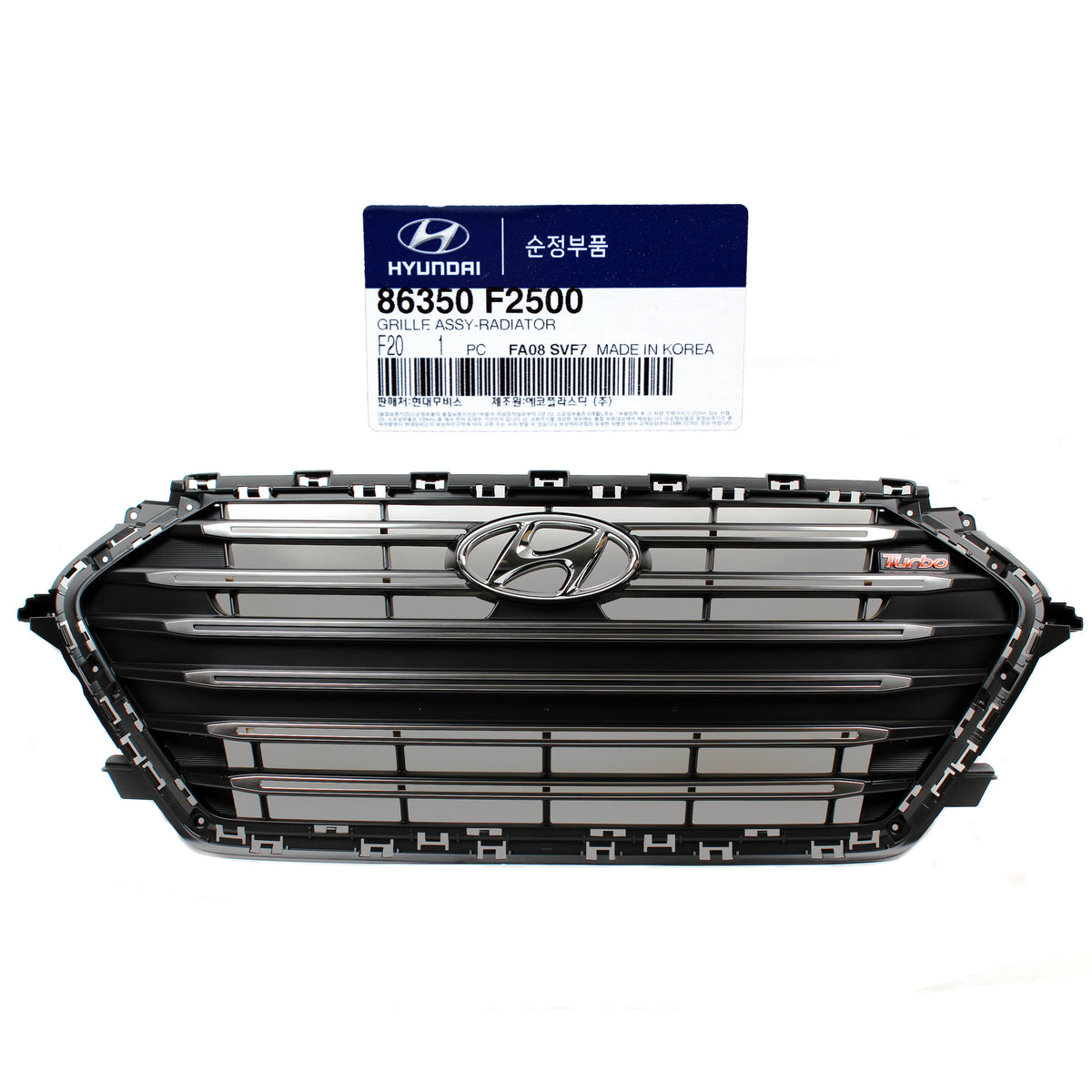 GENUINE Radiator Grille W/O Molding for 17-18 Hyundai Elantra 1.6L 86350F2500