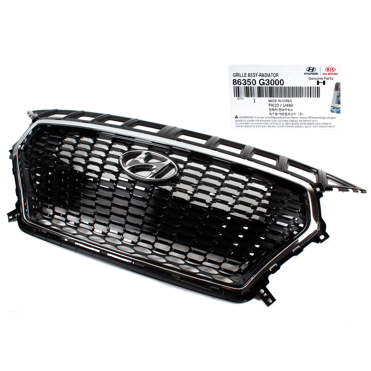 GENUINE Radiator Grille for 2018-2020 Hyundai Elantra GT 86350G3000