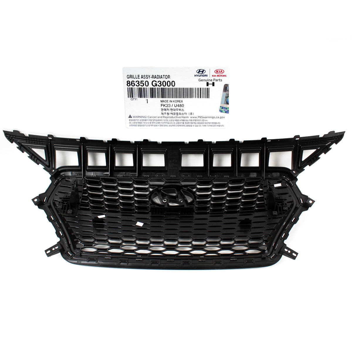GENUINE Radiator Grille for 2018-2020 Hyundai Elantra GT 86350G3000