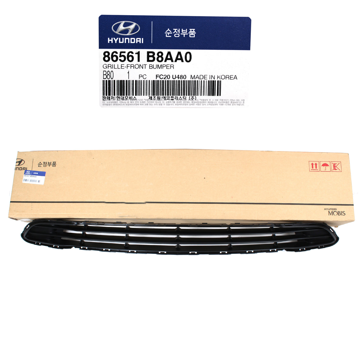 GENUINE Front Bumper Grille Lower for 2017-2019 Hyundai Santa Fe 86561B8AA0