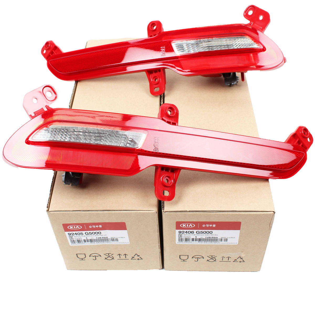 GENUINE Rear Bumper Reflector LEFT &amp; RIGHT for 2017-2019 Kia Niro 92406G5000