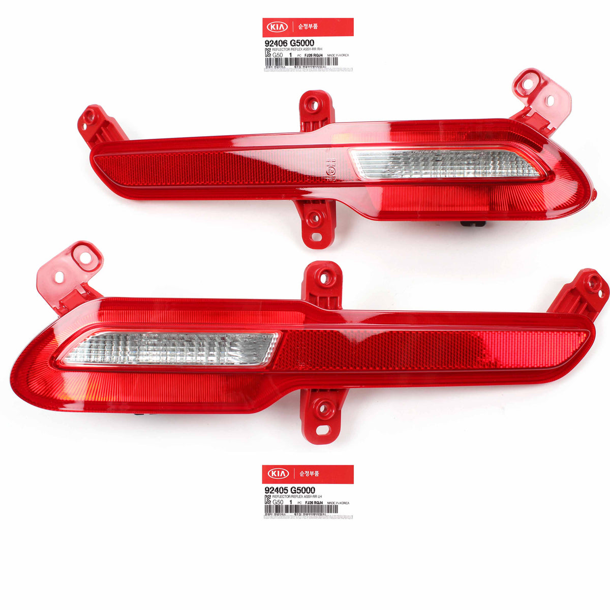 GENUINE Rear Bumper Reflector LEFT &amp; RIGHT for 2017-2019 Kia Niro 92406G5000
