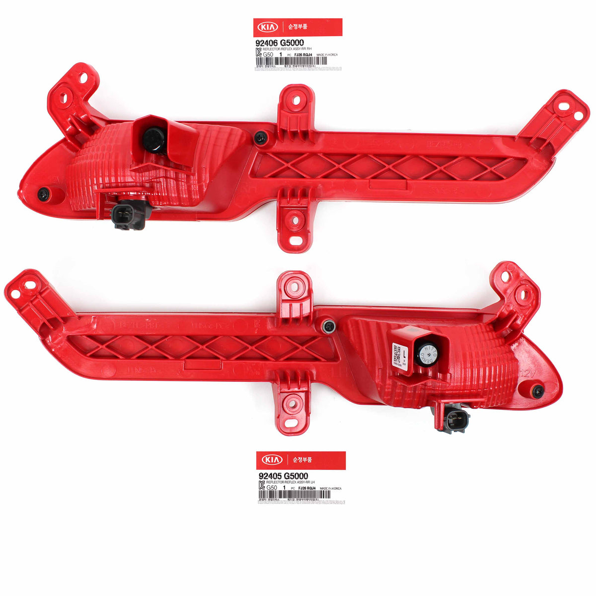 GENUINE Rear Bumper Reflector LEFT &amp; RIGHT for 2017-2019 Kia Niro 92406G5000
