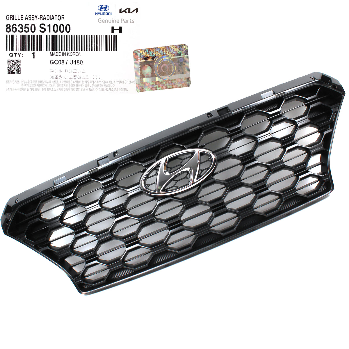 GENUINE Radiator Grille w/o Camera for 2019 2020 Hyundai Santa Fe 86350S1000