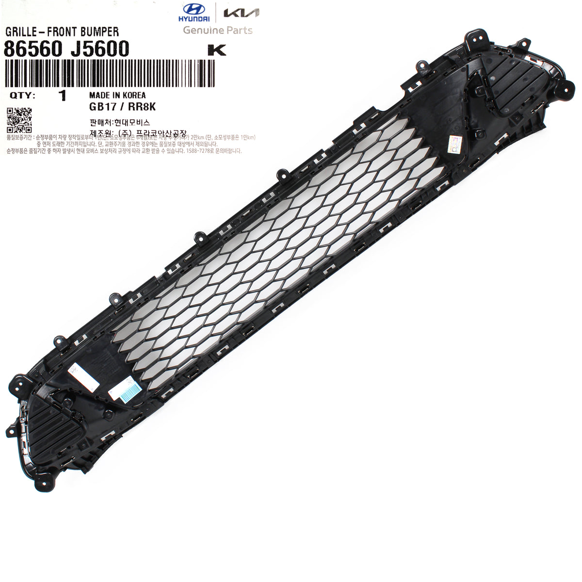 GENUINE Front Bumper Lower Grille for 2018-2021 Kia Stinger GT 86560J5600