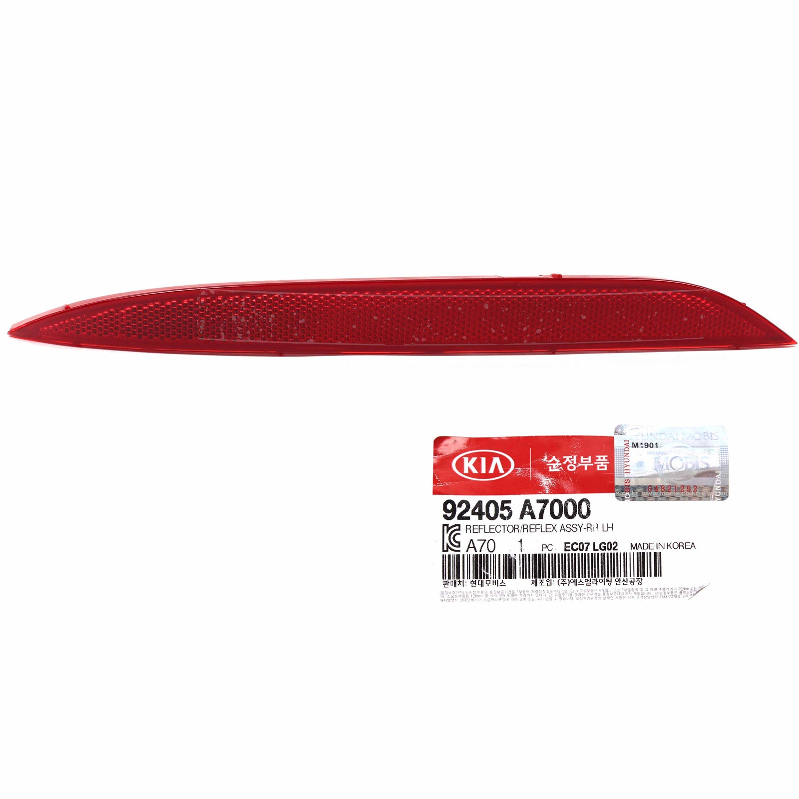 GENUINE Rear Bumper Reflector LEFT DRIVER for 14-16 Kia Forte Sedan 92405A7000