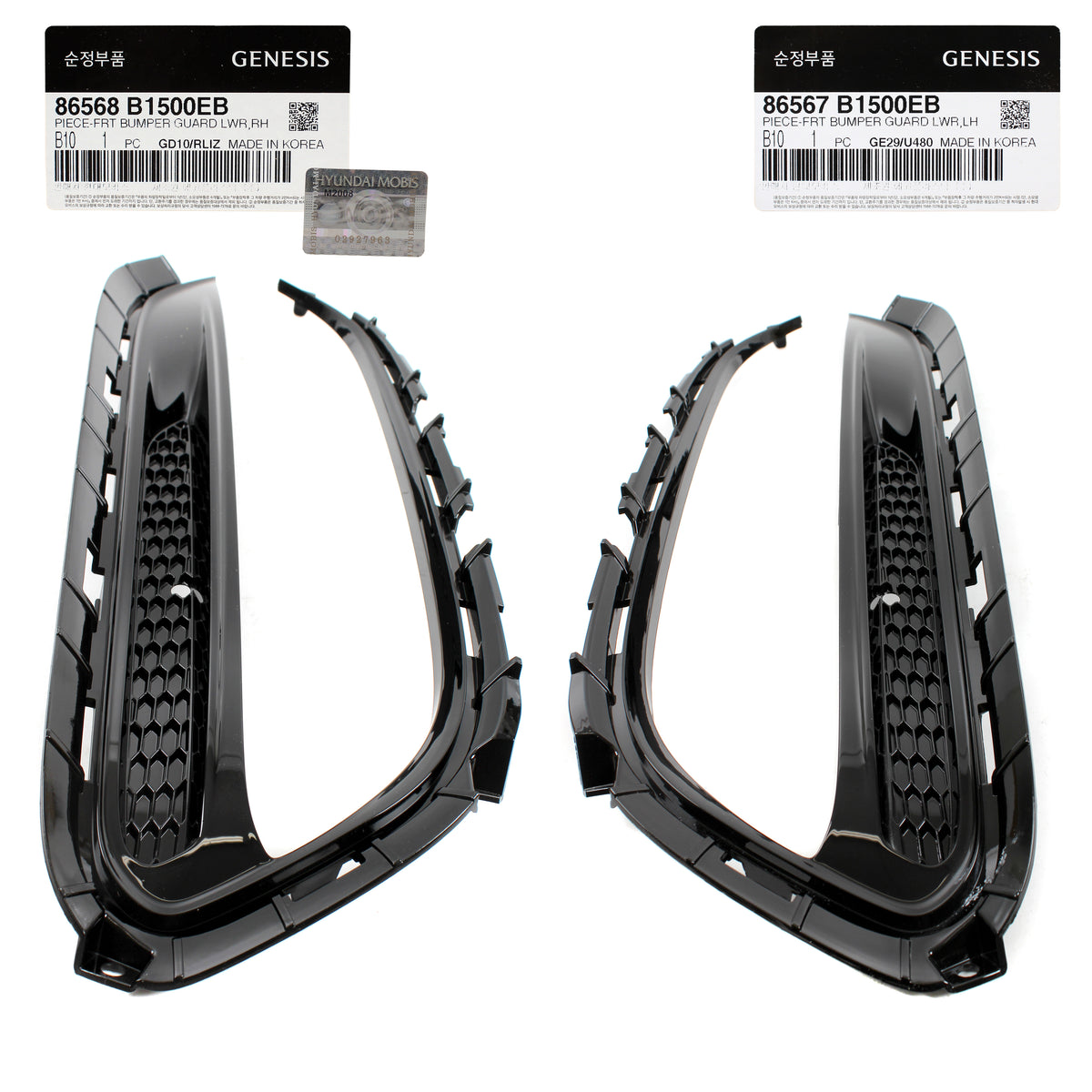 GENUINE Fog lamp Grille Cover LEFT &amp; RIGHT for 18-20 GENESIS G80 86568B1500EB