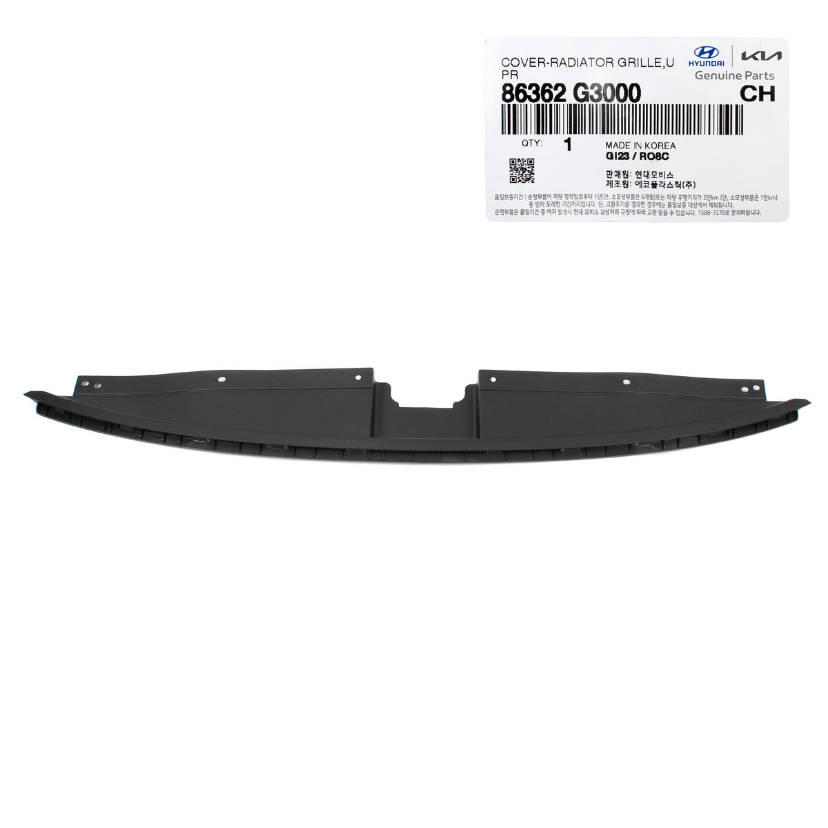 GENUINE Front Grille Upper Cover for 2018-2020 Hyundai Elantra GT 86362G3000