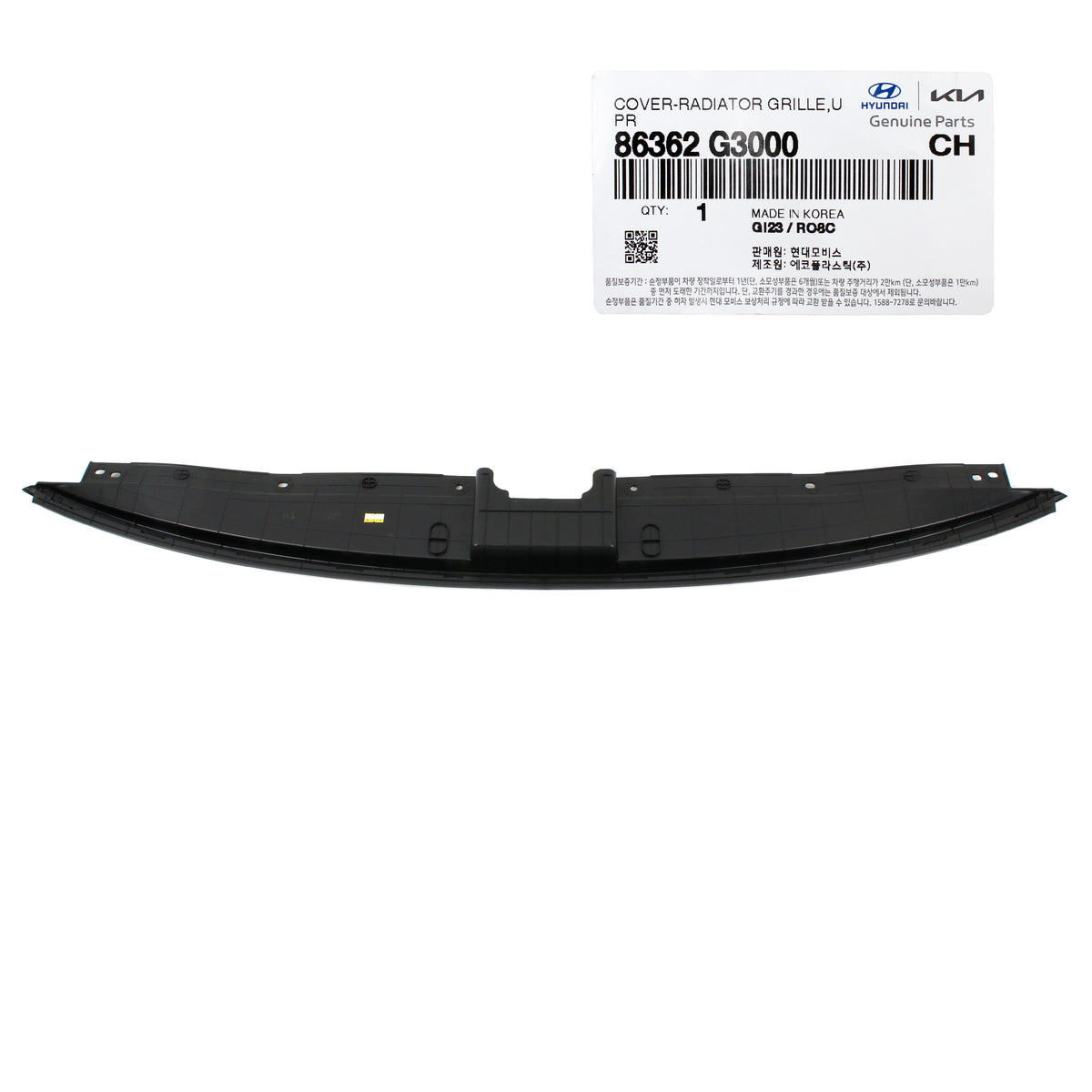 GENUINE Front Grille Upper Cover for 2018-2020 Hyundai Elantra GT 86362G3000