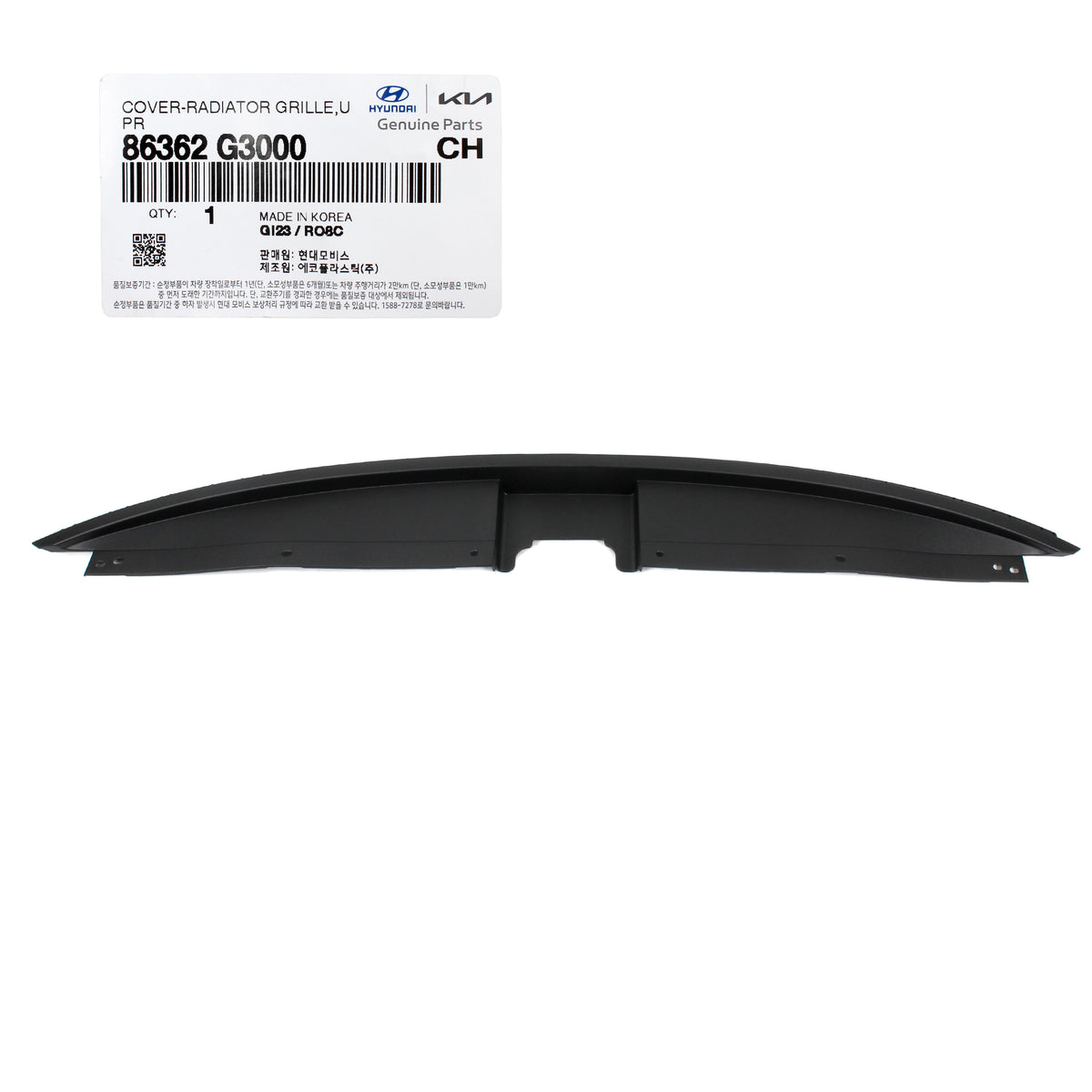 GENUINE Front Grille Upper Cover for 2018-2020 Hyundai Elantra GT 86362G3000