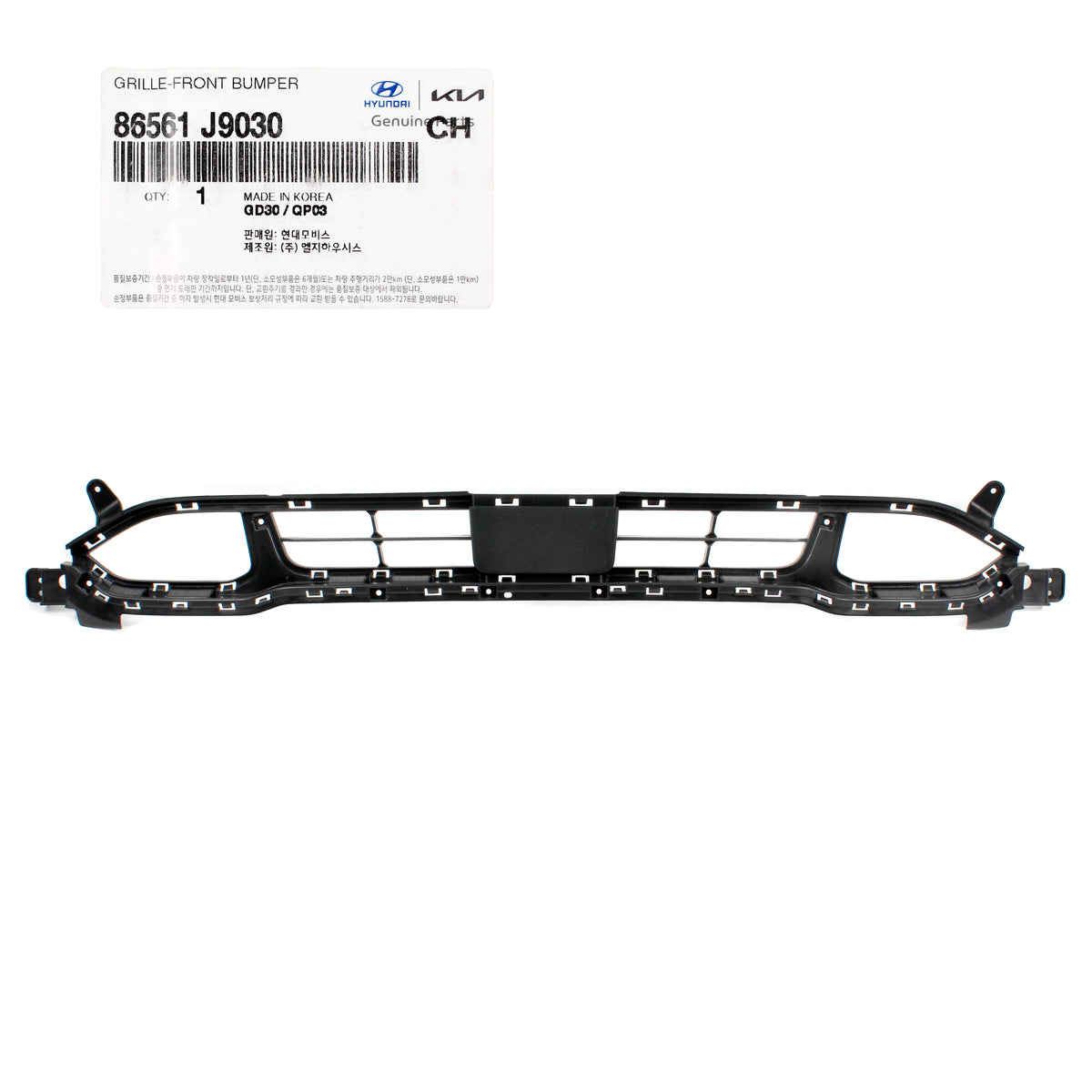 GENUINE Front Bumper Grille Lower for 2018-2021 Hyundai Kona 86561J9030