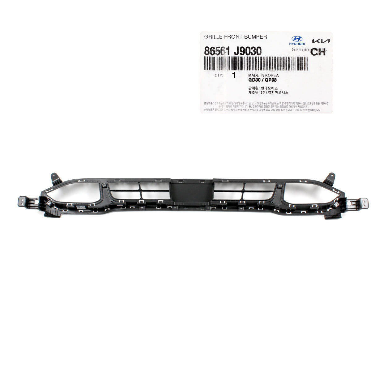 GENUINE Front Bumper Grille Lower for 2018-2021 Hyundai Kona 86561J9030