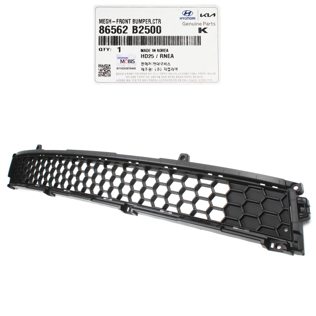 GENUINE Front Bumper Lower Grille Mesh for 2017 2018 2019 Kia Soul 86562B2500