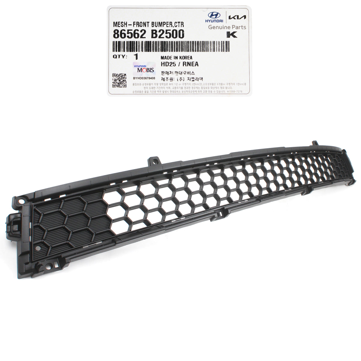 GENUINE Front Bumper Lower Grille Mesh for 2017 2018 2019 Kia Soul 86562B2500