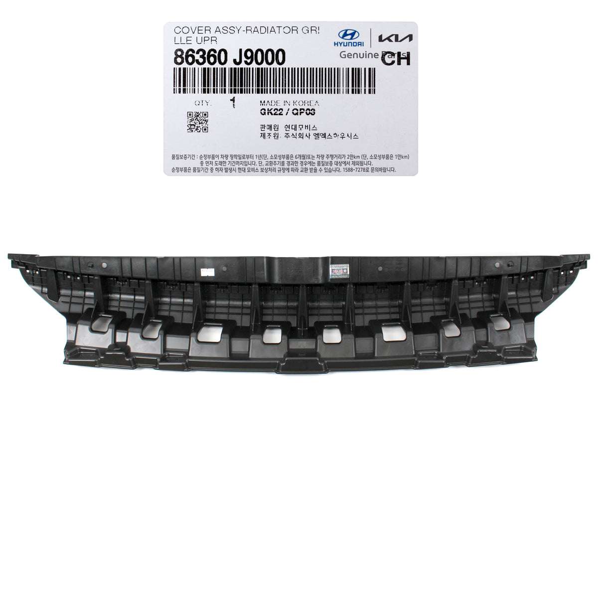 GENUINE Front Bumper Grille Set 3PCS for 2018-2021 Hyundai Kona 86360J9000