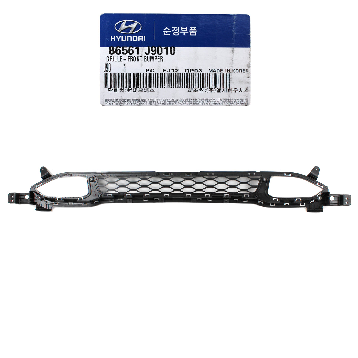 GENUINE Front Bumper Grille Set 3PCS for 2018-2021 Hyundai Kona 86360J9000