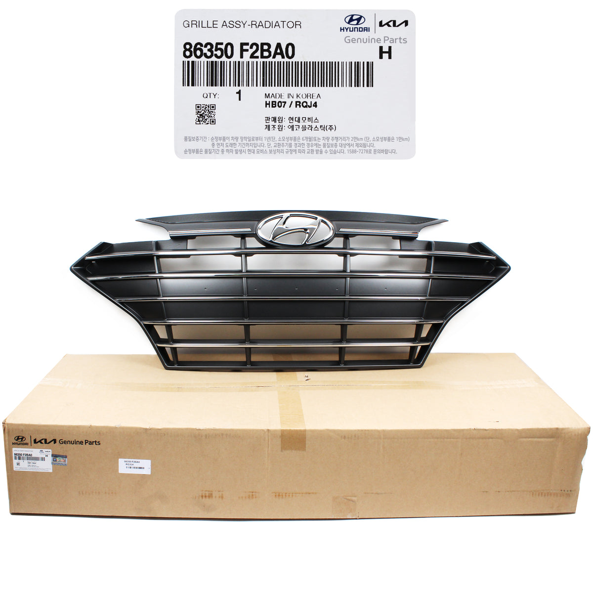 GENUINE Front Radiator Grille for 2019 2020 Hyundai Elantra Sedan 86350F2BA0