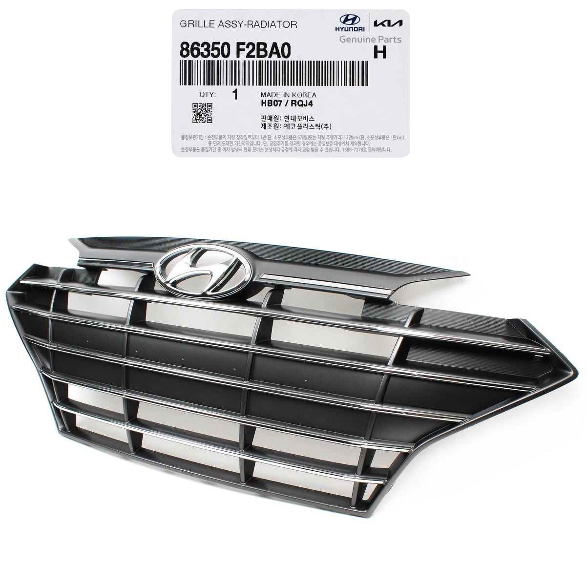 GENUINE Front Radiator Grille for 2019 2020 Hyundai Elantra Sedan 86350F2BA0