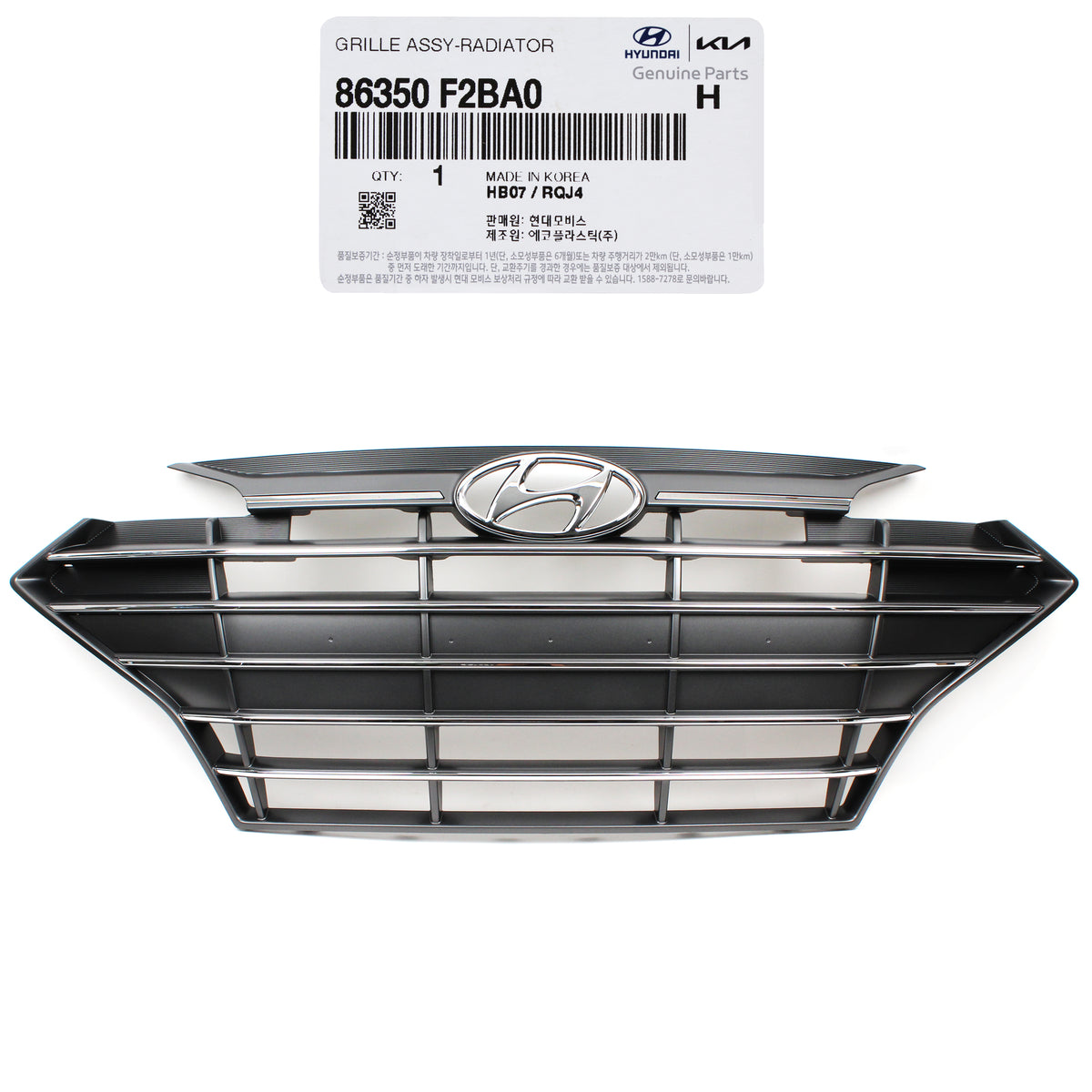 GENUINE Front Radiator Grille for 2019 2020 Hyundai Elantra Sedan 86350F2BA0