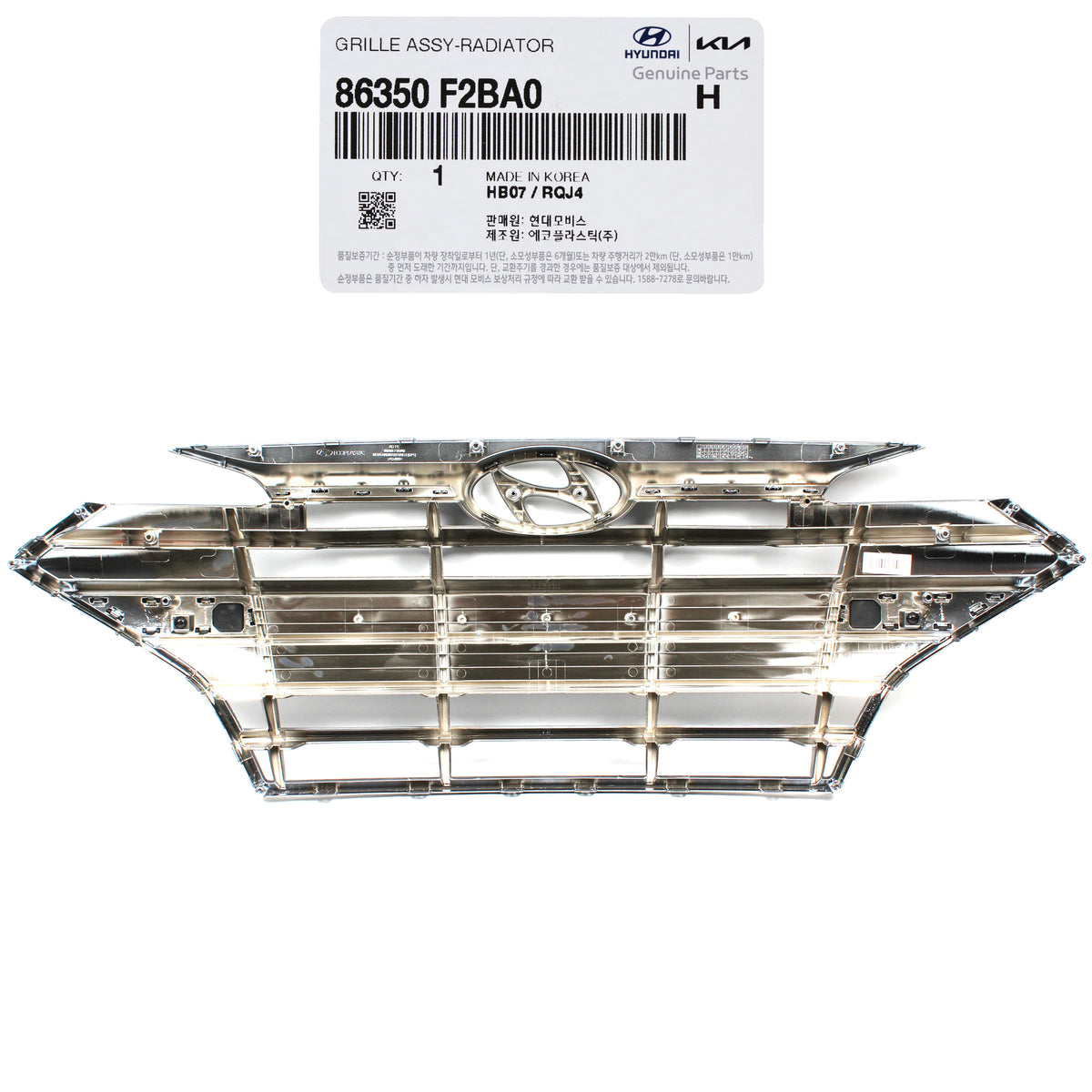 GENUINE Front Radiator Grille for 2019 2020 Hyundai Elantra Sedan 86350F2BA0