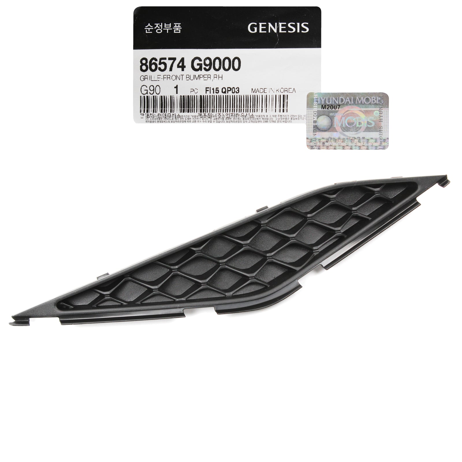 GENUINE Front Bumper Lower Outer Grille RIGHT for 19-21 GENESIS G70 86574G9000