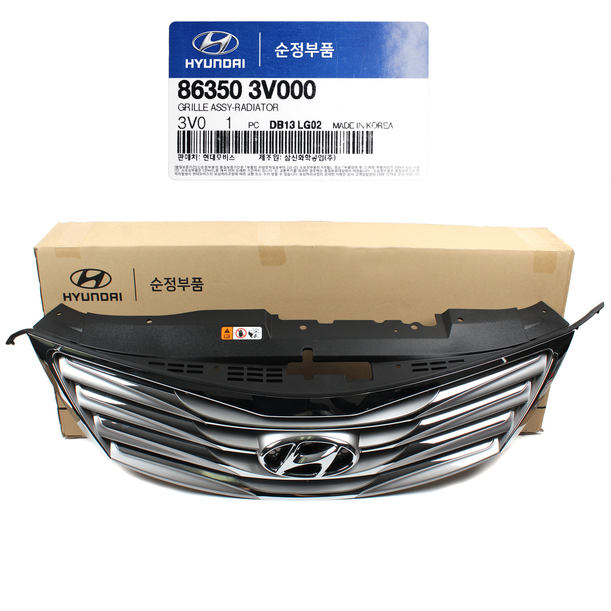 GENUINE Radiator Grille for 2012 2013 2014 Hyundai Azera OEM 863503V000