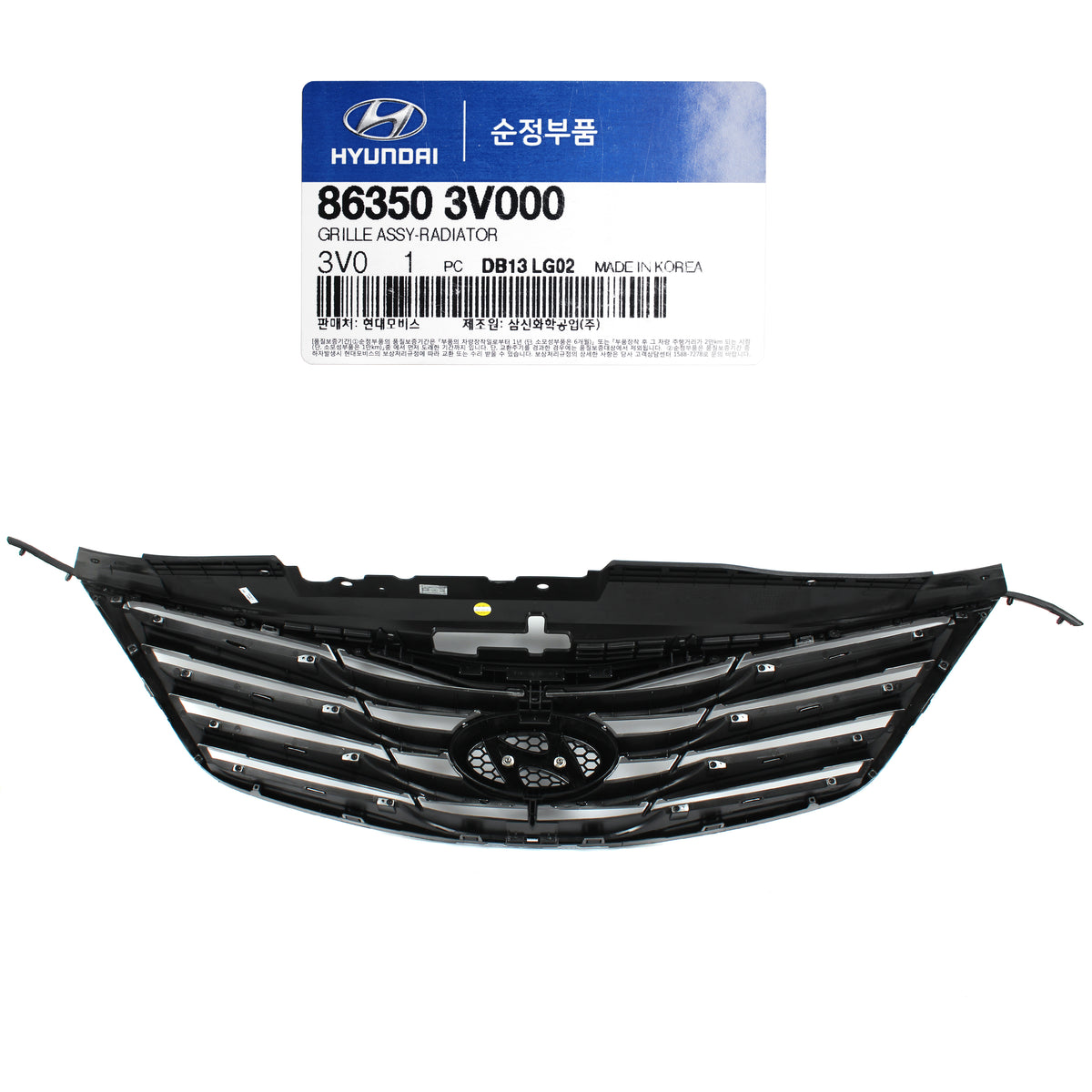 GENUINE Radiator Grille for 2012 2013 2014 Hyundai Azera OEM 863503V000