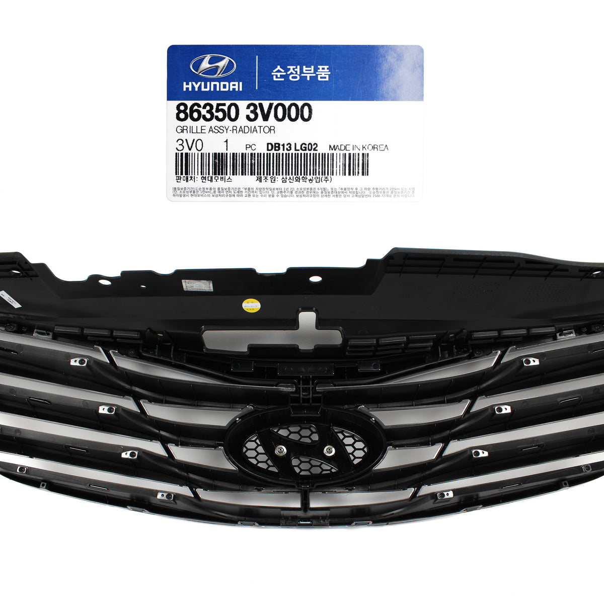 GENUINE Radiator Grille for 2012 2013 2014 Hyundai Azera OEM 863503V000