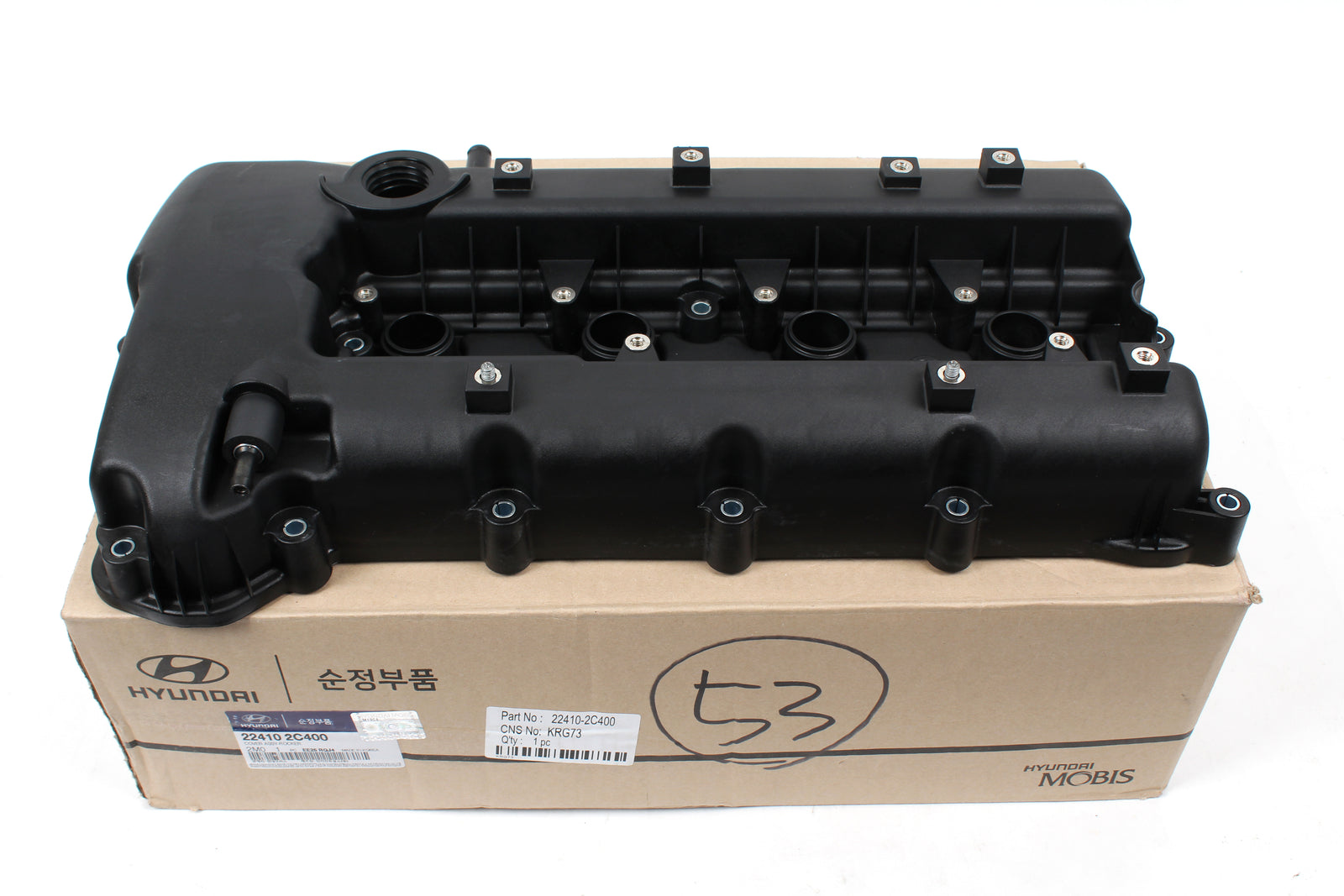 GENUINE ENGINE VALVE COVER for 10-12 Hyundai Genesis Coupe 2.0L Turbo 224102C400