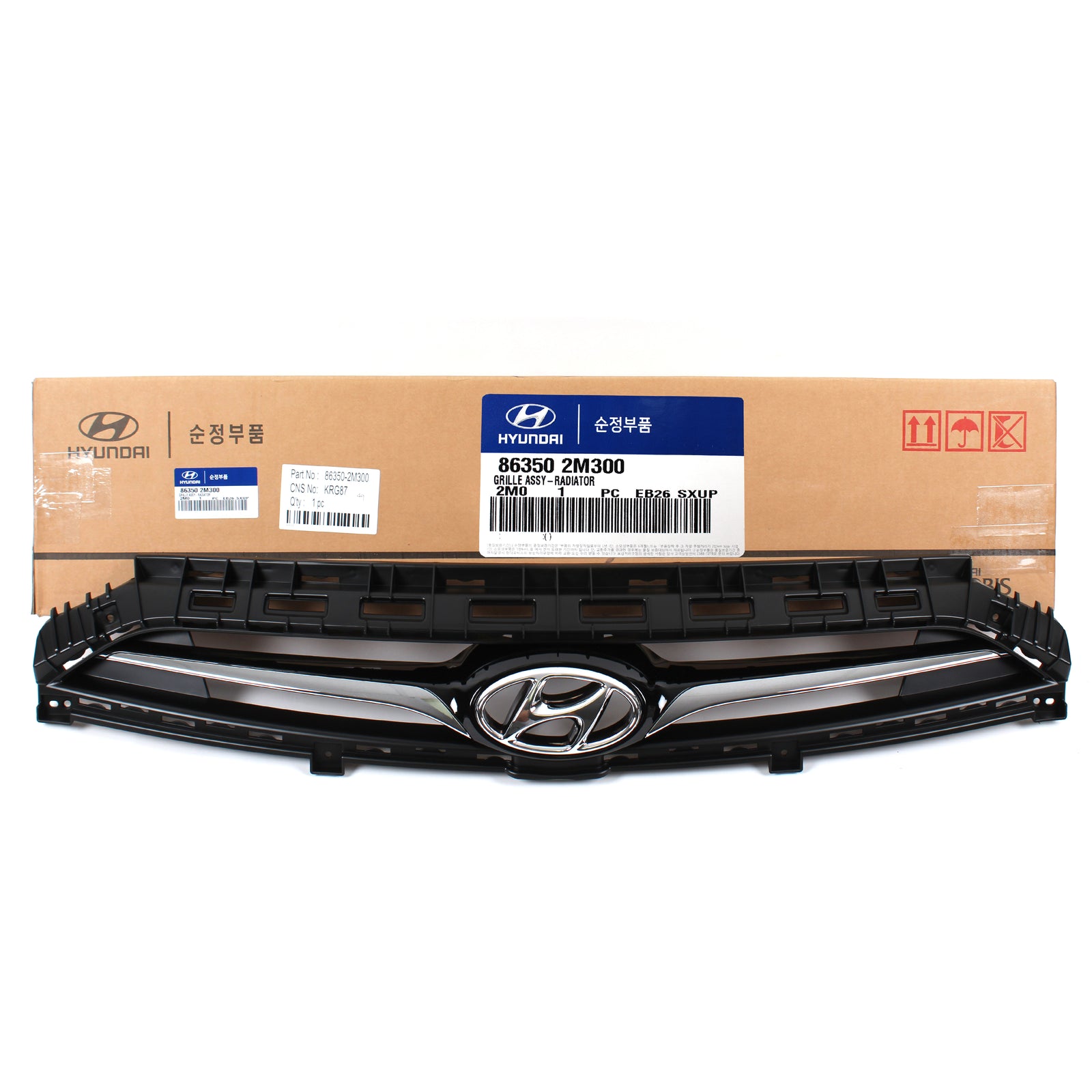 GENUINE Radiator Grille for 2013-2016 Hyundai Genesis Coupe OEM 863502M300