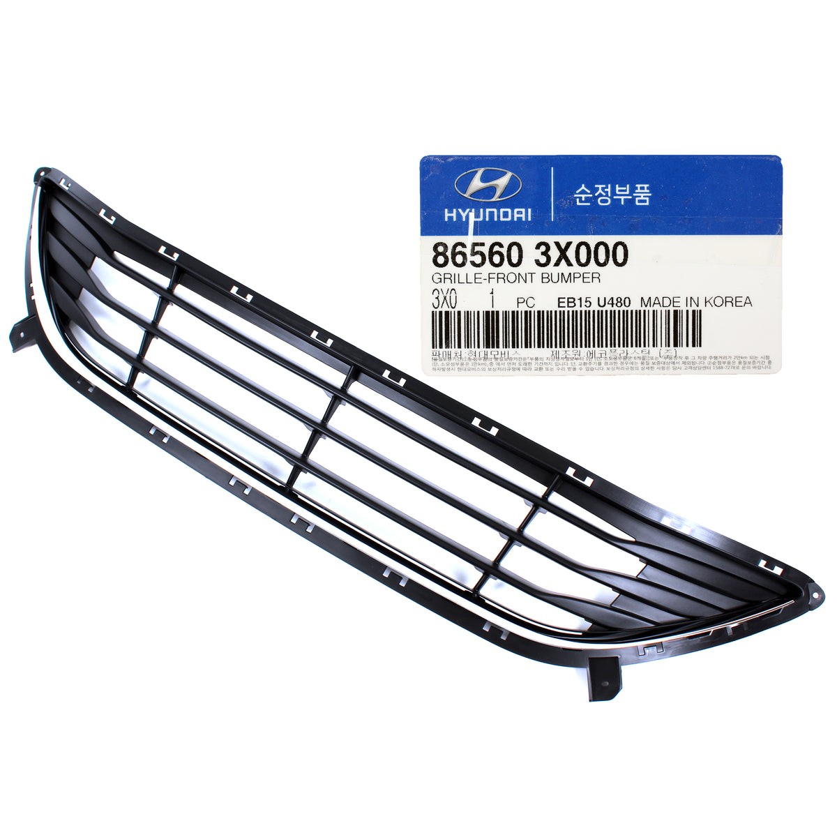 GENUINE Grille Radiator Upper &amp; Lower for 2011-2013 Hyundai Elantra 863503X000
