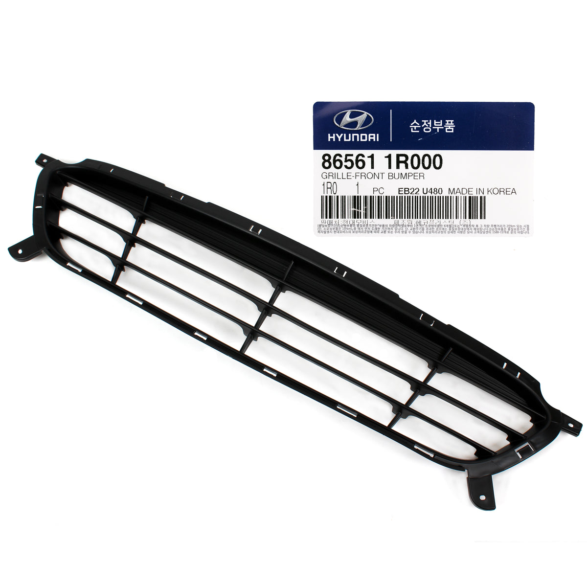 GENUINE Radiator Grille Set 3PCS for 2012-2014 Hyundai Accent OEM 863501R100