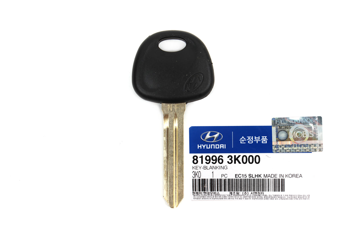 GENUINE KEY BLANKING UNCUT for 2005-2010 Hyundai Sonata OEM 819963K000