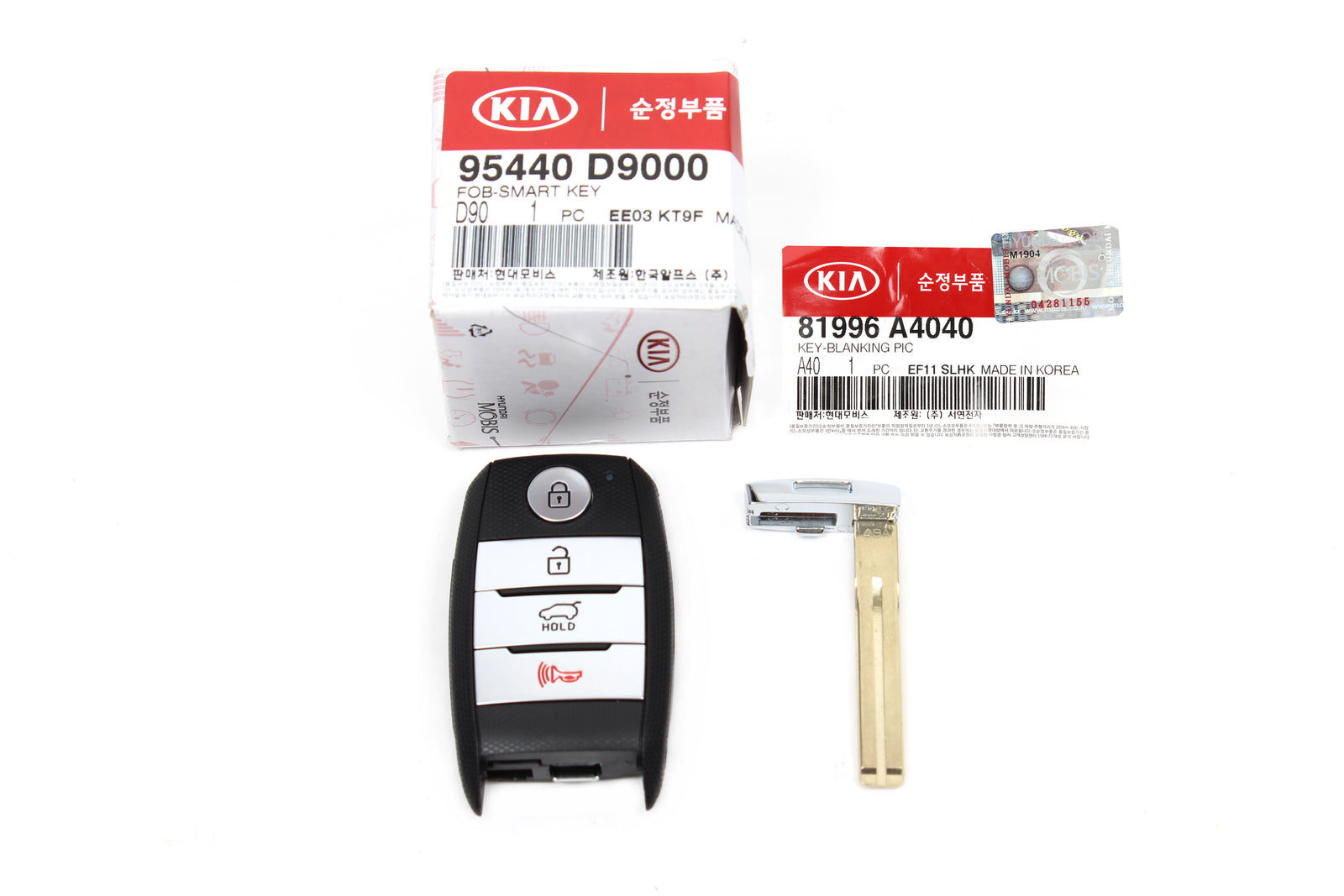 GENUINE Smart Key FOB Remote Emergency Key for 17-20 Kia Sportage 95440D9000