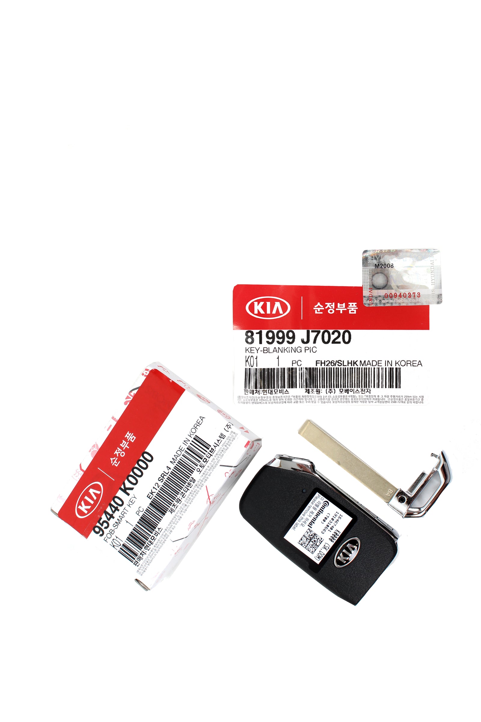GENUINE FOB Smart Remote & Blanking Key for 2019 2020 Kia Soul 95440K0000