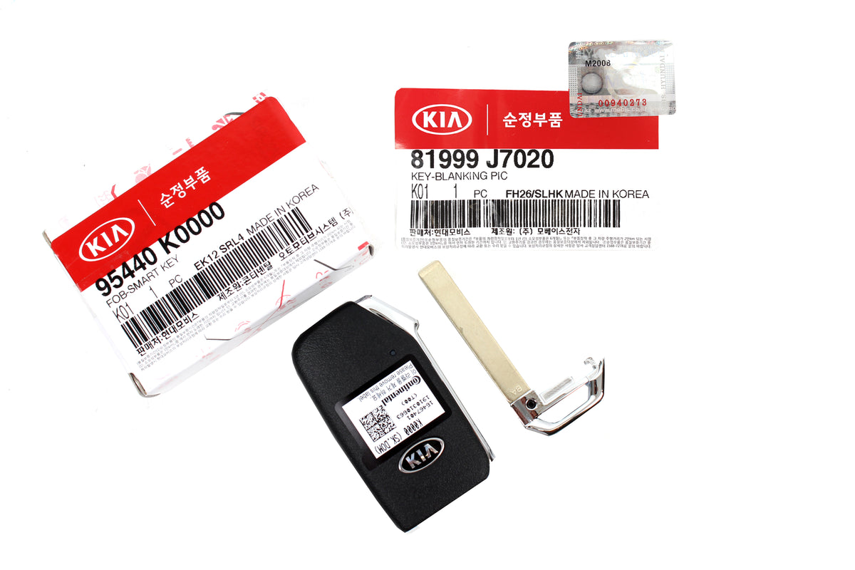 GENUINE FOB Smart Remote &amp; Blanking Key for 2019 2020 Kia Soul 95440K0000